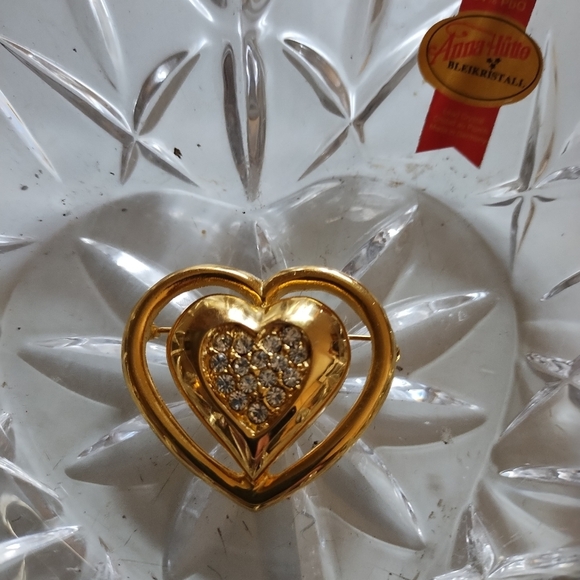 Gift idea? Heart collection crystal vase, dishes and more - Picture 9 of 10